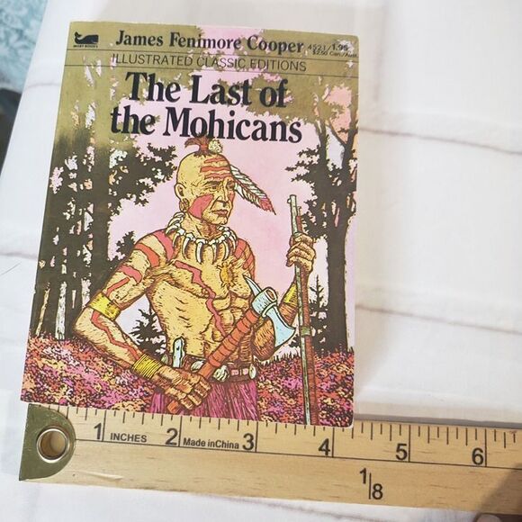 Vintage Illustrated Classis The Last of the Mohicans Mini PB Book Adapted Kids - Picture 8 of 8